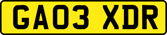GA03XDR