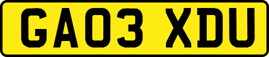 GA03XDU