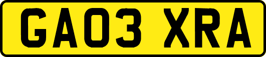 GA03XRA