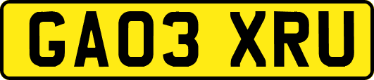 GA03XRU