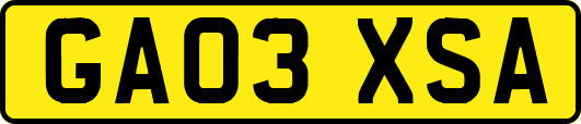 GA03XSA