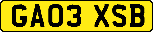 GA03XSB