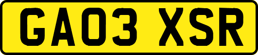 GA03XSR
