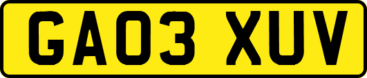 GA03XUV