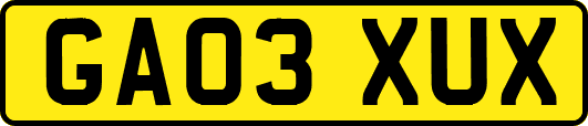 GA03XUX