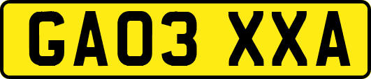 GA03XXA