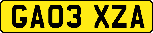 GA03XZA