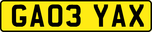 GA03YAX
