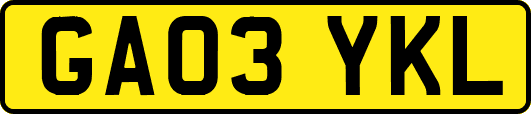 GA03YKL