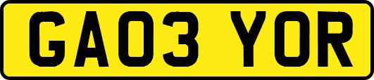 GA03YOR