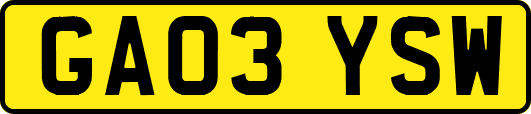 GA03YSW