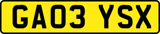 GA03YSX