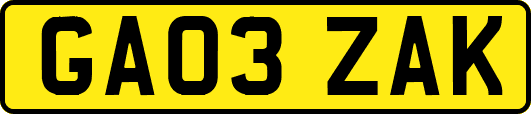 GA03ZAK