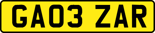 GA03ZAR