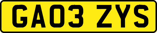 GA03ZYS