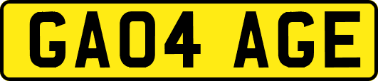 GA04AGE