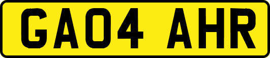 GA04AHR