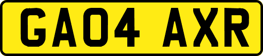 GA04AXR