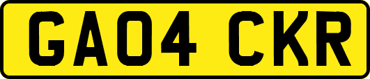 GA04CKR