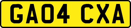 GA04CXA
