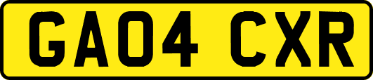 GA04CXR