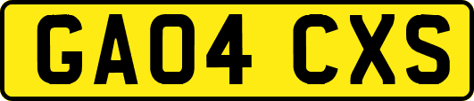 GA04CXS