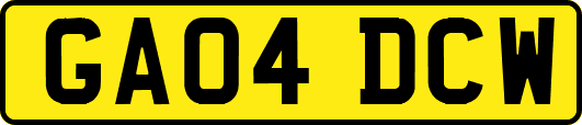 GA04DCW