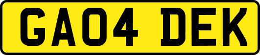 GA04DEK