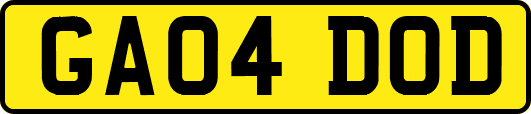 GA04DOD