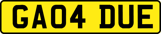 GA04DUE