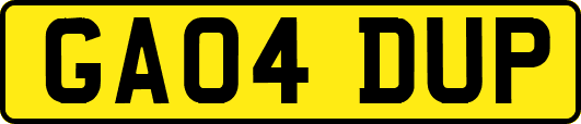 GA04DUP