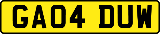 GA04DUW