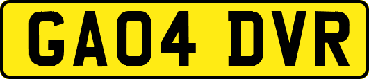 GA04DVR