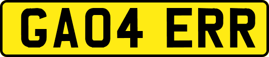 GA04ERR