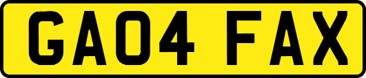 GA04FAX