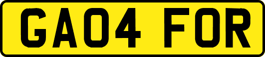 GA04FOR