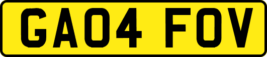 GA04FOV