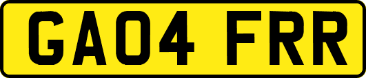 GA04FRR