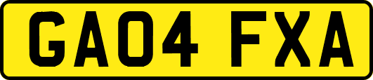 GA04FXA