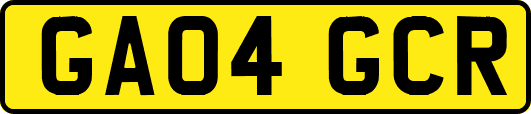 GA04GCR