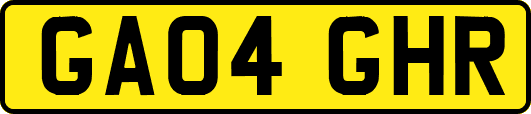 GA04GHR