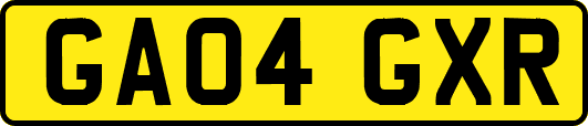GA04GXR