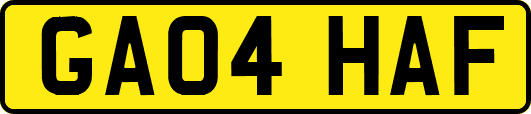 GA04HAF