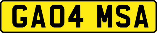 GA04MSA