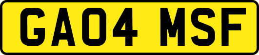 GA04MSF