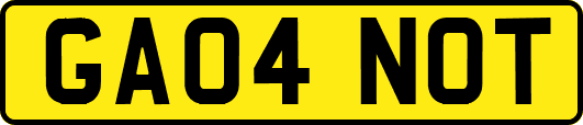 GA04NOT