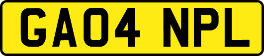 GA04NPL