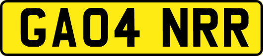 GA04NRR