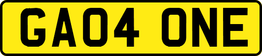GA04ONE