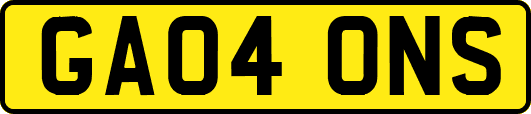 GA04ONS